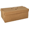 PAPSTAR Baguettebox "pure" faltbar, Mae: 130 x 250 x 100 mm