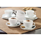 Esmeyer Cappuccino-Tassen "Bistro", 6er Set, wei