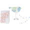 folia Glitterkarton "Pastell", 500 x 700 mm, 300 g/qm