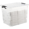 plast team Aufbewahrungsbox HOME BOX, 40 Liter, transparent