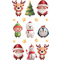 ZDesign Weihnachts-Sticker "Glitter Figuren"