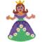 HAMA Stiftplatte midi "Prinzessin, Knigin", wei