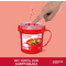 Sistema Mikrowellendose MEDIUM SOUP MUG, 650 ml, rot