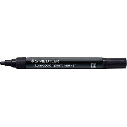 STAEDTLER Acrylmarker Lumocolor paint marker, schwarz