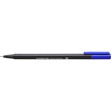 STAEDTLER Fineliner triplus, blau, Strichstrke: 0,3 mm